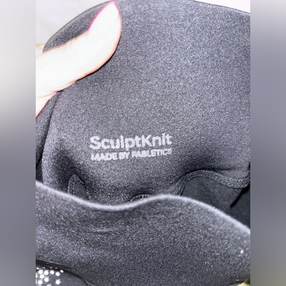 Reflective Legging Fabletics High-Waisted Sculptknit Black Silver Size Small - Picture 17 of 17